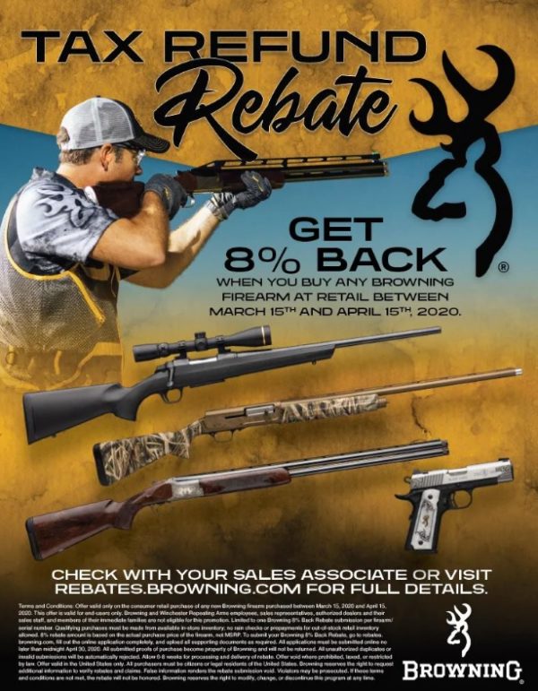 Browning Tax Rebate Gun Rebates