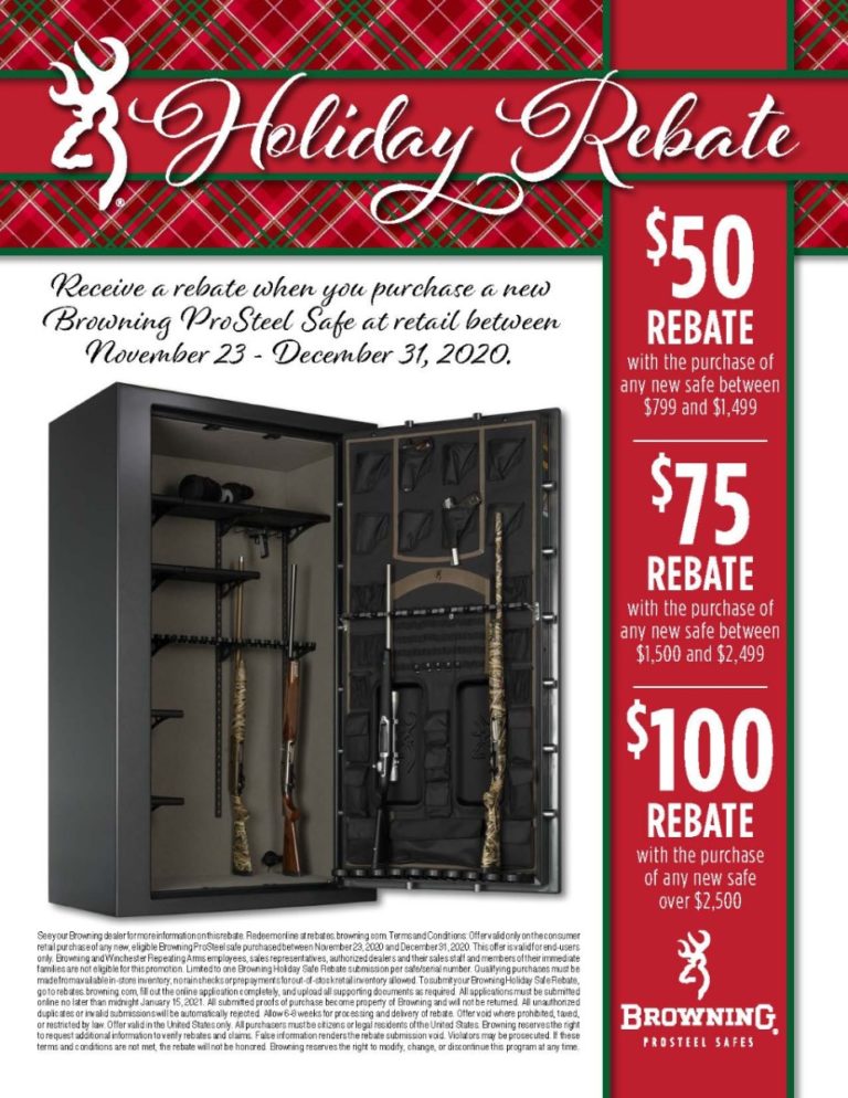 Browning Safe Rebates Gun Rebates