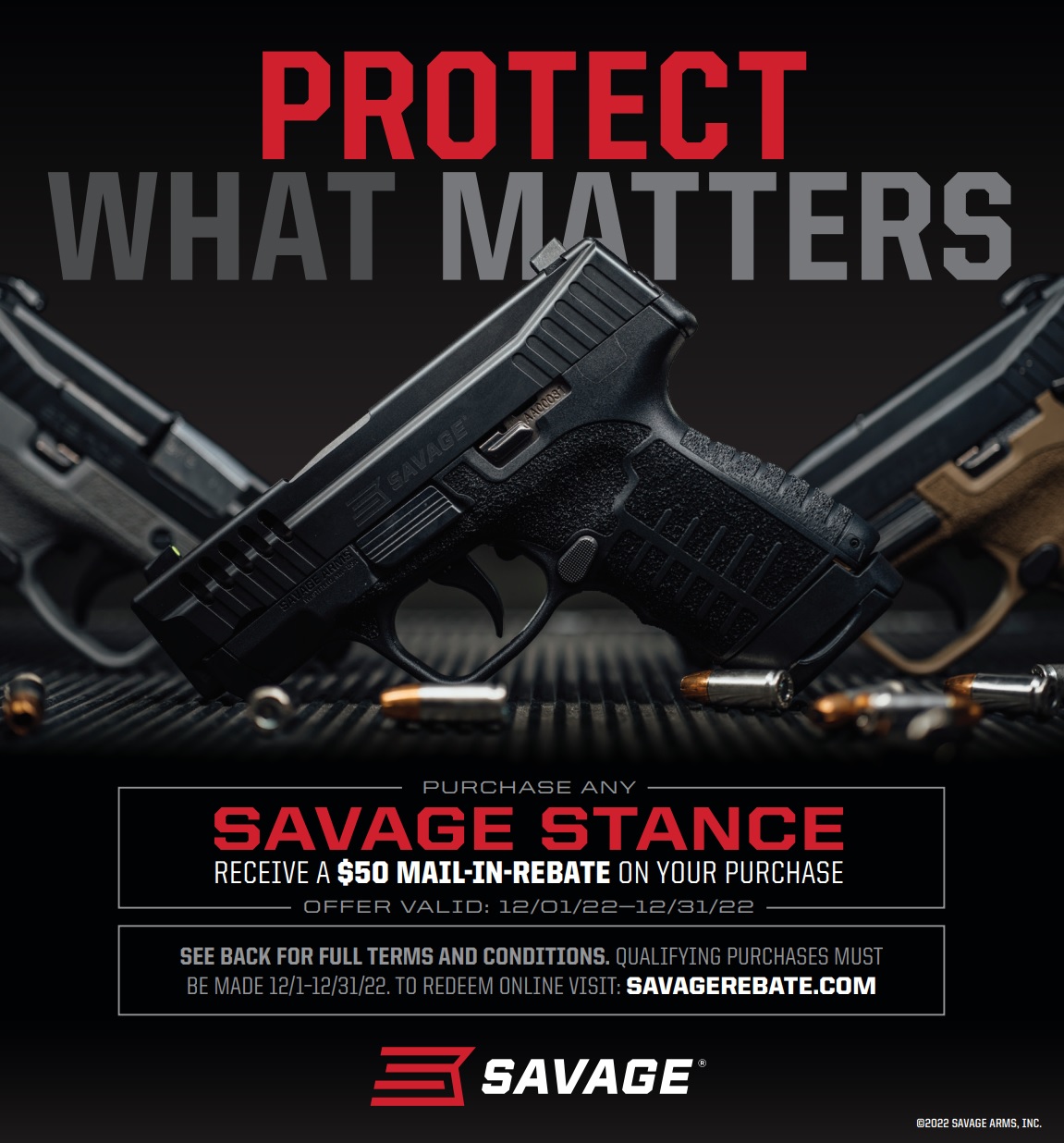 DEC Savage Stance Rebate Gun Rebates