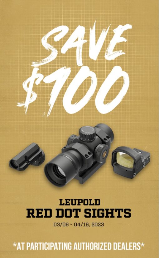 2023 Leupold 100 Red Dot Rebate Gun Rebates