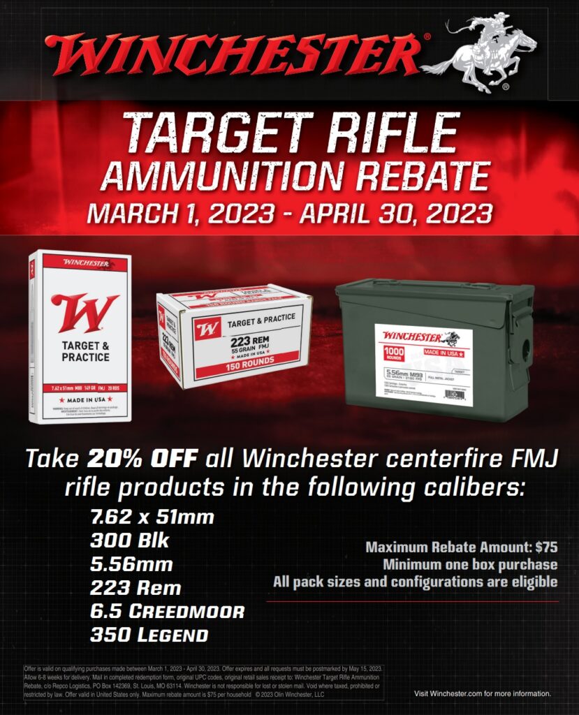 Winchester Ammo Rebate Form 2023